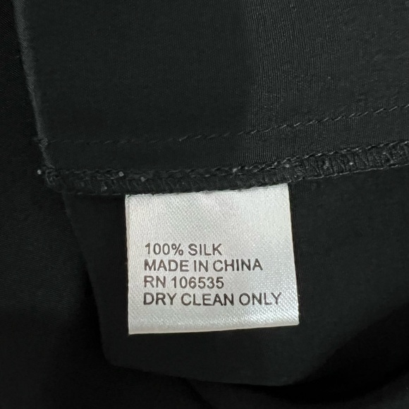 Madison Marcus Silk Dolman Sleeve Embroidered Lace Arrow Neck Shift Dress - Picture 11 of 11